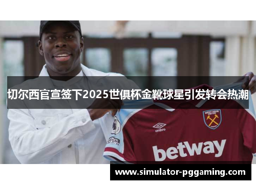 切尔西官宣签下2025世俱杯金靴球星引发转会热潮